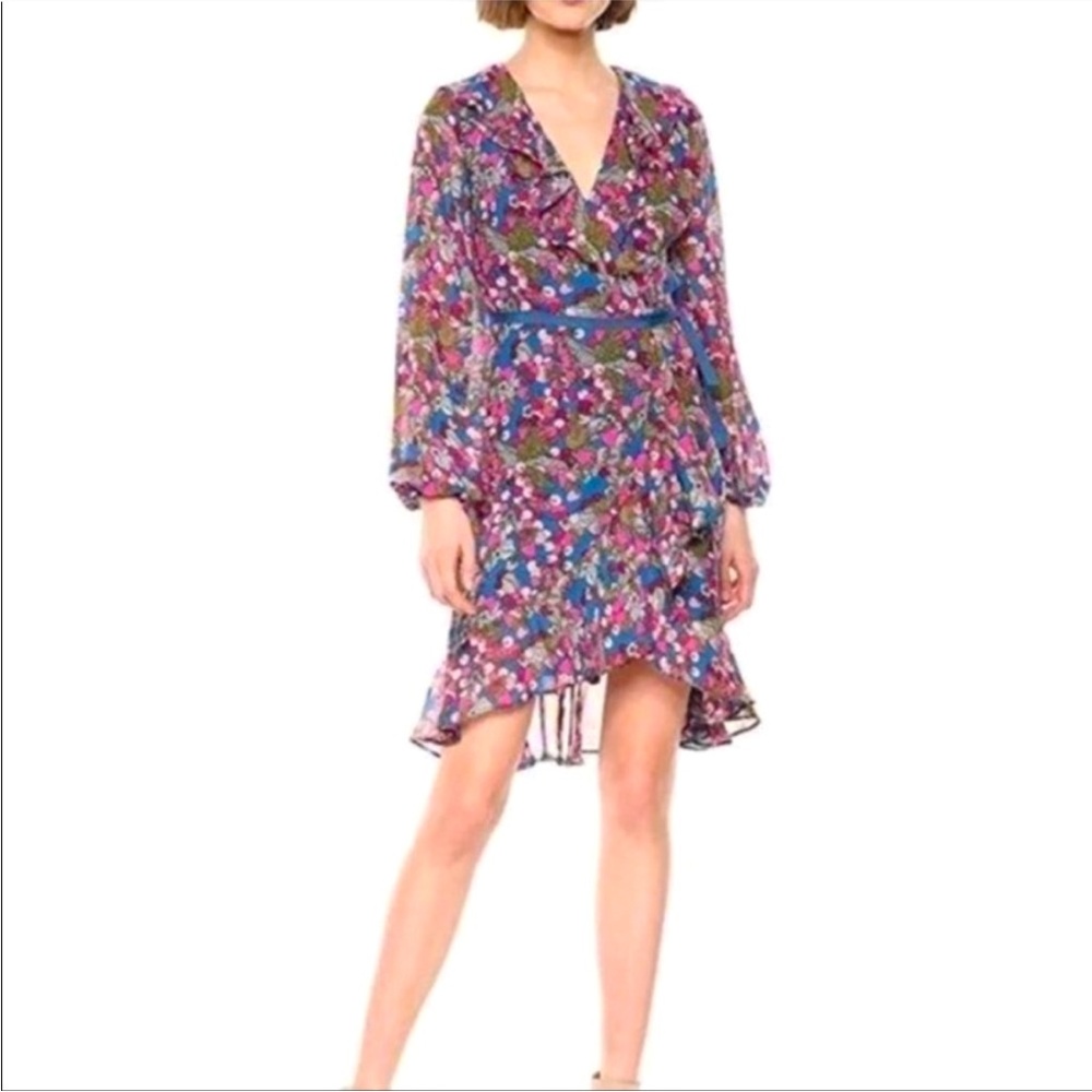 NWT Betsy Johnson Very Cherry Wrap Dress